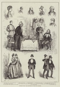 Sketches from The Magistrate at the Court Theatre